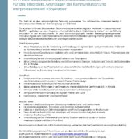 Wissenschaftliche Hilfskraft (M/W/D) im Projekt „Basisstudium Gesundheitswissenschaften“