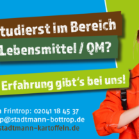 Werkstudent (m/w/d) im Bereich Lebensmittel / Qualitätsmanagement