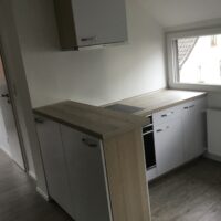 Single Wohnung 54 qm , Terrasse , Einbauküche, LED Beleuchtung, Waschmaschine, Kleiderschrank, Spiegelschrank